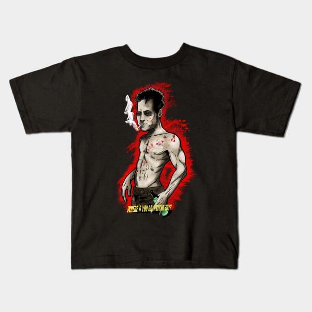 Psycho Boy Kids T-Shirt by ThatJokerGuy